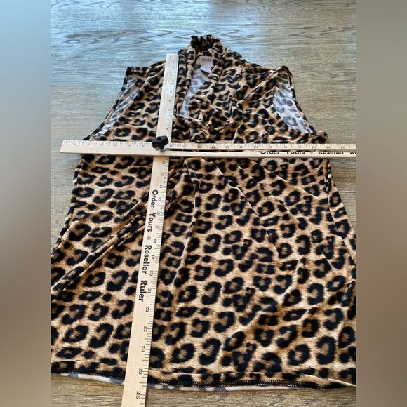 Carmen silky tank. Leopard print. Size xl - Picture 2 of 4